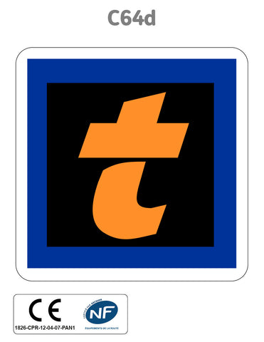 Panneau C64d Paiement par abonnement Télépéage