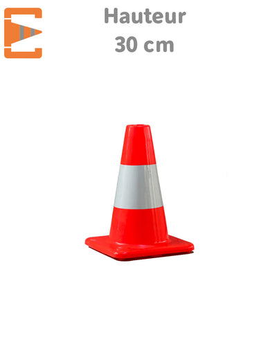 Cône K5A de Signalisation 30cm Classe 1