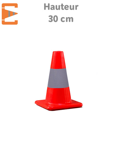 Cône K5A de Signalisation 30cm Classe 2