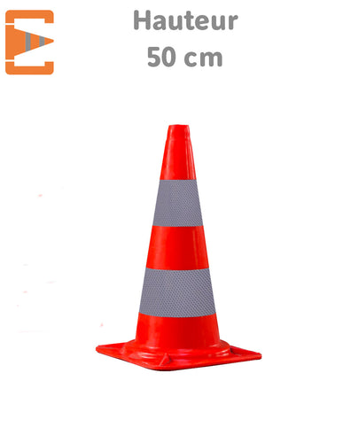 Cône K5A de Signalisation 50cm Classe 2