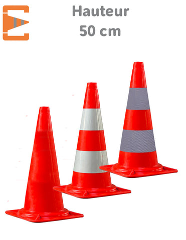 Cône K5A de Signalisation 50cm