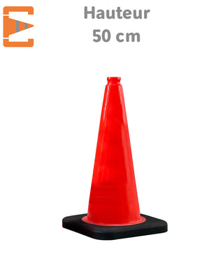Cône K5A de Signalisation 50cm Lesté