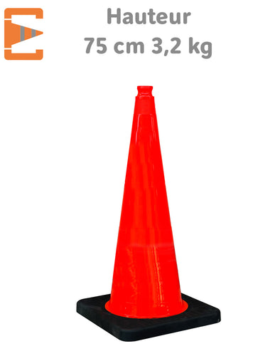 Cône K5A de Signalisation 75cm Lesté