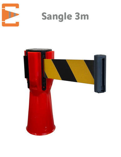 Enrouleur à Sangle 3M Noir Jaune