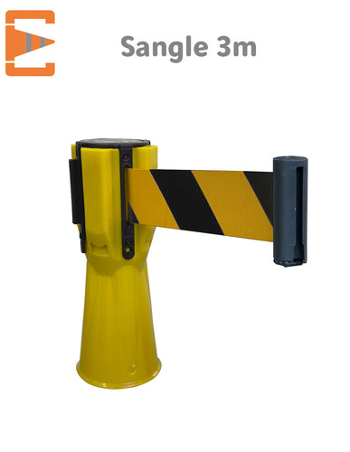 Enrouleur à Sangle 3M Noir Jaune