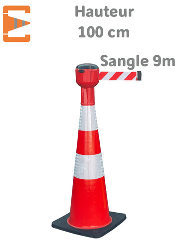 Cône de Balisage à Sangle 9M - EquipemenTech