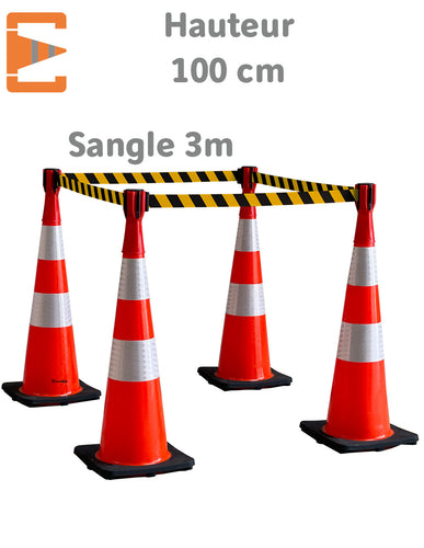 Cône de Balisage à Sangle 3M - EquipemenTech