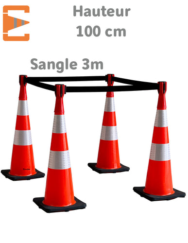 Cône de Balisage à Sangle 3M - EquipemenTech