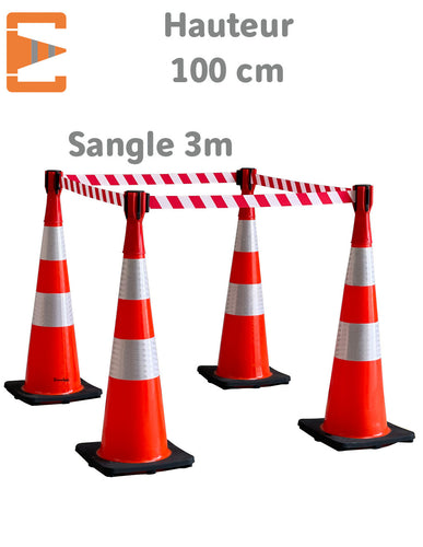 Cône de Balisage à Sangle 3M - EquipemenTech