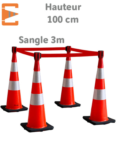 Cône de Balisage à Sangle 3M - EquipemenTech