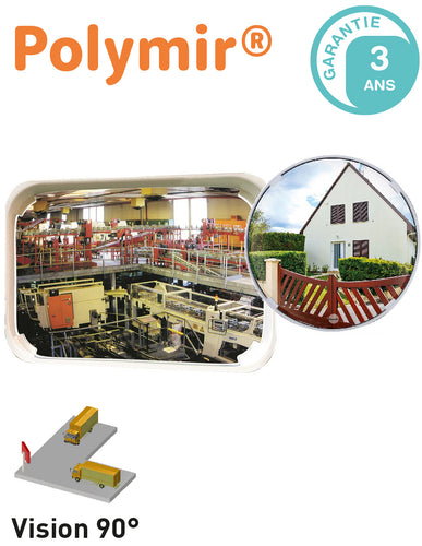 Miroirs Multi Usages Cadre Blanc Garantie 3 ans EQUIPEMENTECH