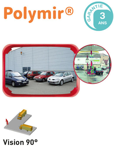 Miroirs Multi Usages Cadre Rouge Garantie 3 ans EQUIPEMENTECH