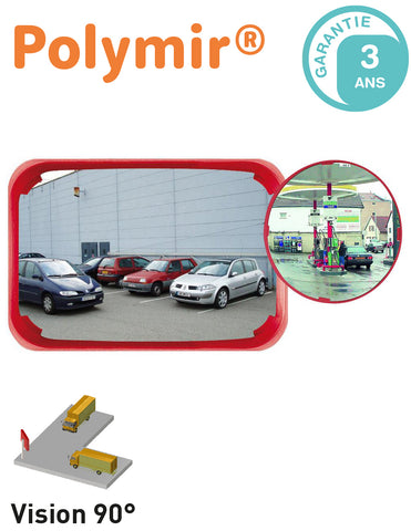 Miroirs Multi Usages Cadre Rouge