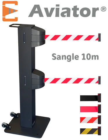 Poteau de Balisage à Sangle AVIATOR® 1 ou 2 Niveaux