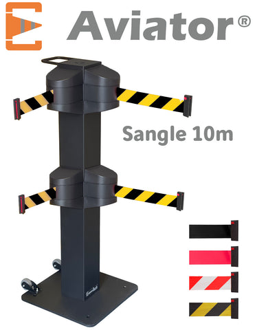 Poteau de Balisage à 2 Sangles AVIATOR® 1 ou 2 Niveaux