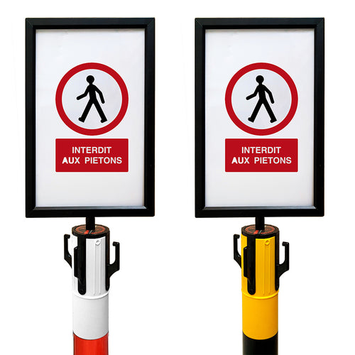 Panneau d'affichage A4 Noir EQUIPEMENTECH