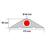 Dimensions Passe Câble en Rouleau 4M*Ø40mm-40T EQUIPEMENTECH