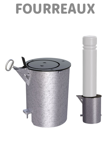 Fourreaux d'Amovibilité Bornes anti stationnement