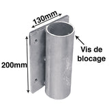 Douille simple galva pour garde corps EQUIPEMENTECH