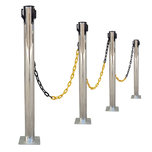 Kit Poteaux de Balisage Métal à fixer Inox EQUIPEMENTECH