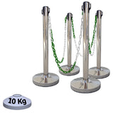 Kit 4 Poteaux de Balisage Métal Inox EQUIPEMENTECH