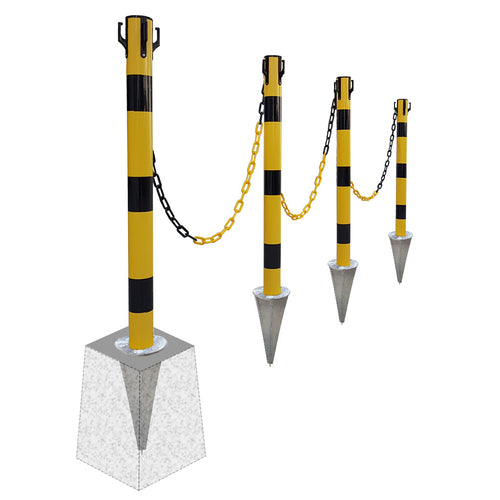Kit Poteaux de Balisage Métal à sceller EQUIPEMENTECH