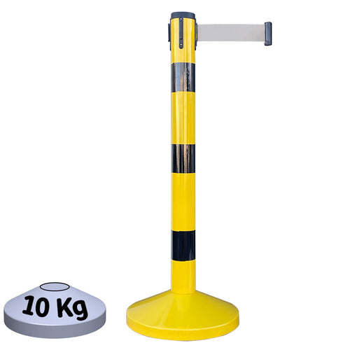 Poteau Métal de Balisage à Sangle EVOLYS EQUIPEMENTECH