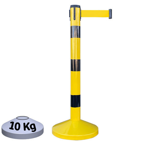 Poteau Métal de Balisage à Sangle EVOLYS EQUIPEMENTECH