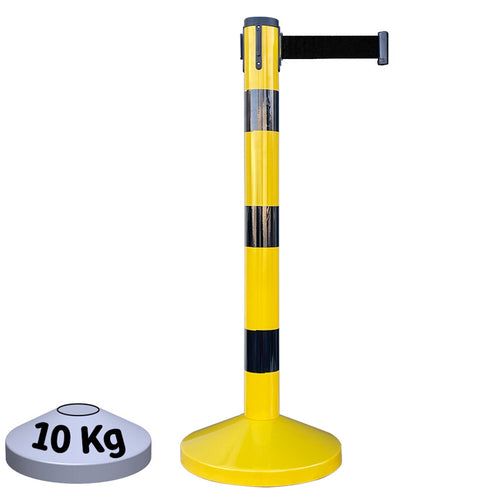 Poteau Métal de Balisage à Sangle EVOLYS EQUIPEMENTECH