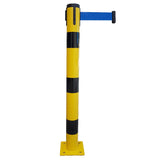 Poteau Métal de Balisage à Sangle EVOLYS à Fixer
