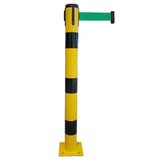 Poteau Métal de Balisage à Sangle EVOLYS à Fixer