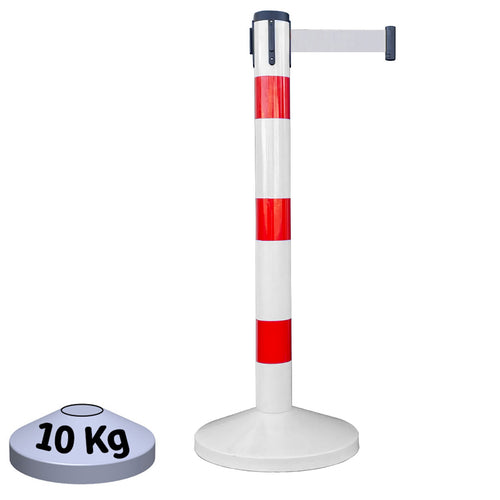 Poteau Métal de Balisage à Sangle EVOLYS EQUIPEMENTECH