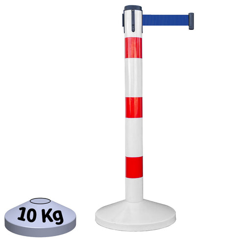 Poteau Métal de Balisage à Sangle EVOLYS EQUIPEMENTECH