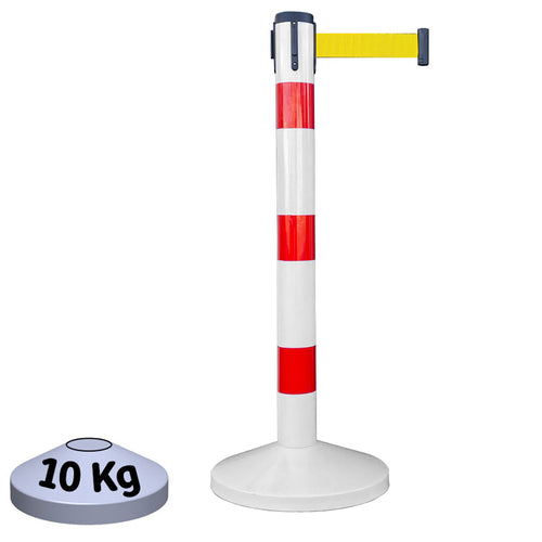 Poteau Métal de Balisage à Sangle EVOLYS EQUIPEMENTECH
