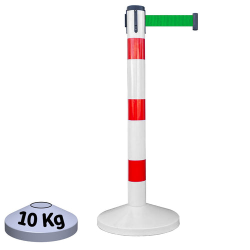Poteau Métal de Balisage à Sangle EVOLYS EQUIPEMENTECH
