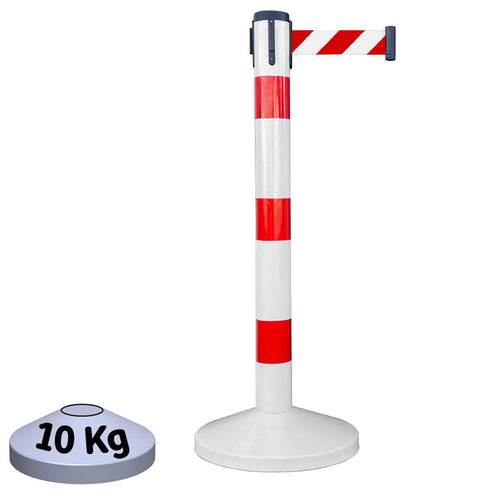 Poteau Métal de Balisage à Sangle EVOLYS EQUIPEMENTECH