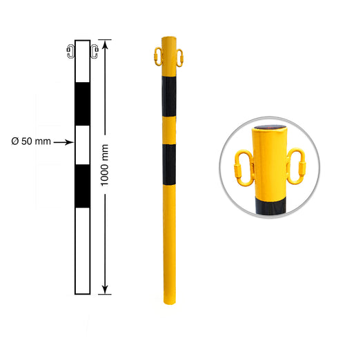 Poteau de balisage à sceller EQUIPEMENTECH