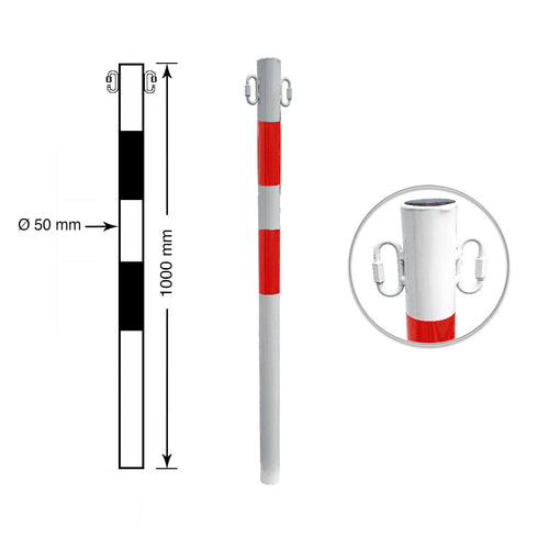 Poteau de balisage à sceller EQUIPEMENTECH