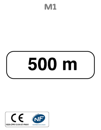 Panonceau de Distance M1