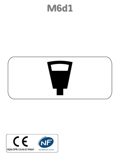 Panonceau Stationnement Payant M6d1
