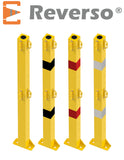 Poteau de Balisage Métal REVERSO® à fixer
