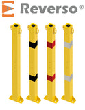 Poteau de Balisage Métal REVERSO® à fixer