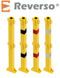 Poteau de Balisage Métal REVERSO® à fixer