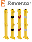 Poteau de Balisage Métal REVERSO® à fixer