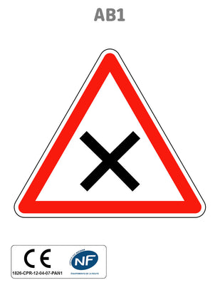 Panneau AB1 Priorité à droite