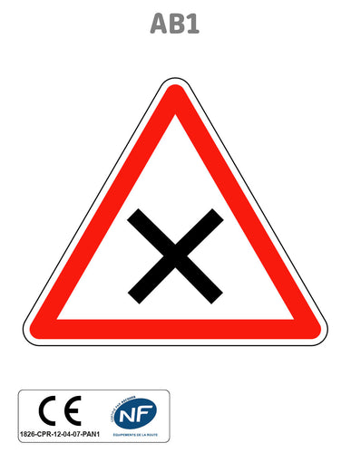 Panneau AB1 Priorité à droite