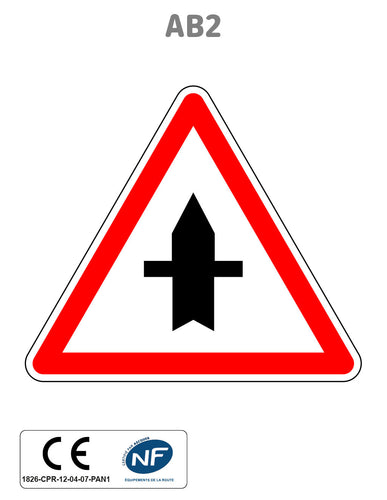 Panneau AB2 Priorité ponctuelle