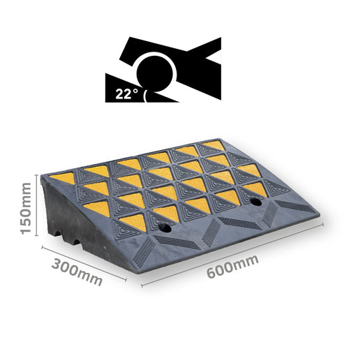 Rampes de Trottoir Caoutchouc 150MM EQUIPEMENTECH
