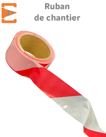Ruban de chantier 50mm Longueur 100M