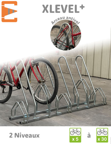 Râtelier Range Vélos XLEVEL+ 5 à 30 places